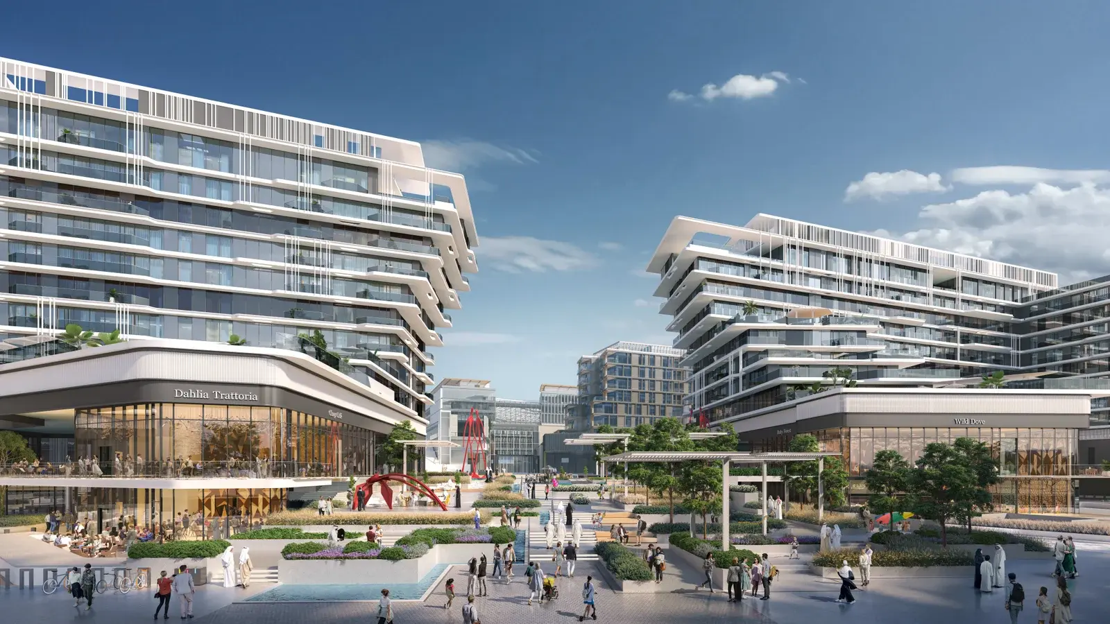 Saadiyat Grove by Aldar featuring luxury residences in Abu Dhabi’s Cultural District on Saadiyat Island